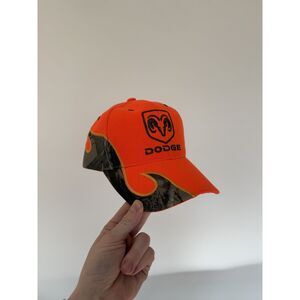 DODGE RAM Hunter orange Camo Baseball cap Trucker Snapback Western Hat Cap